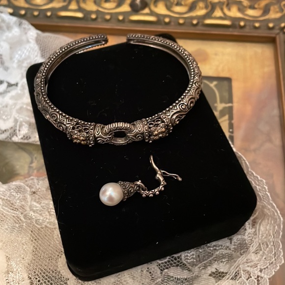 Barbara Bixby 18K Sterling Pearl Bracelet - Picture 4 of 7